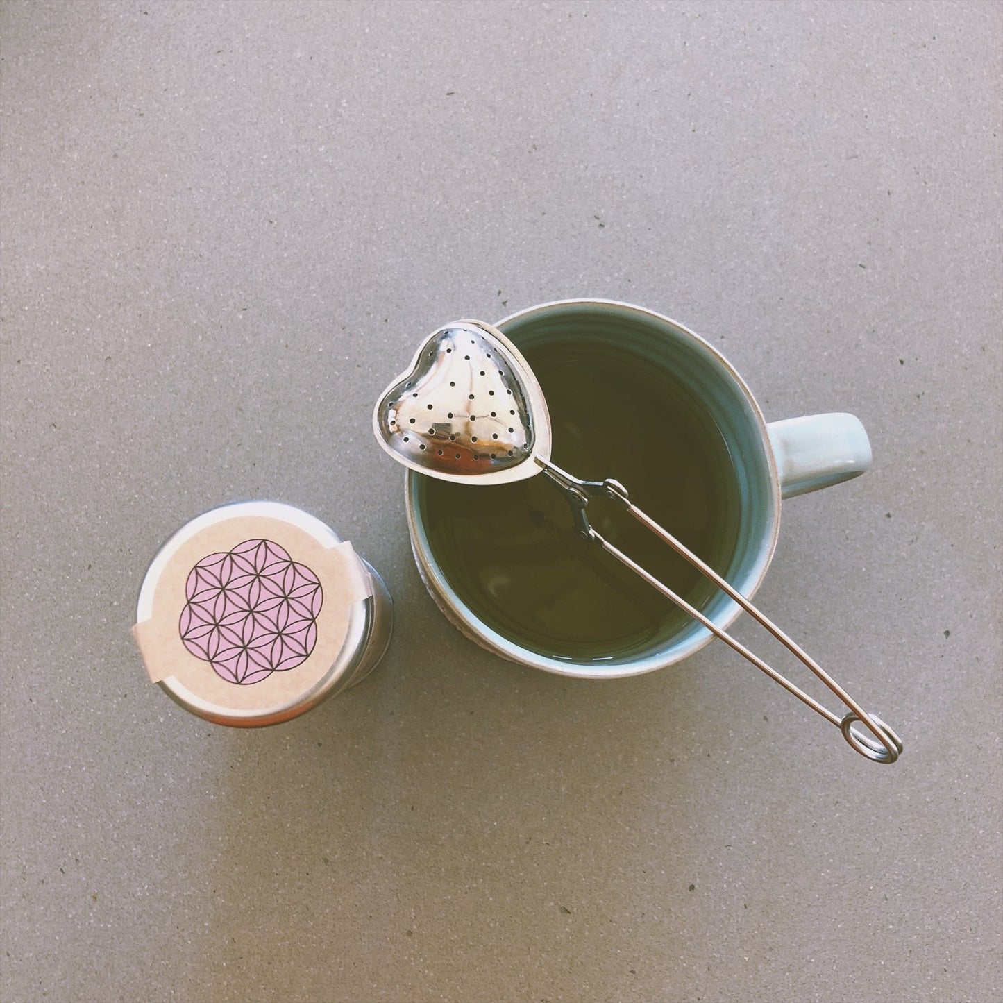 Heart Tea Infuser | Stainless Steel Strainer for Loose-Leaf Tea
