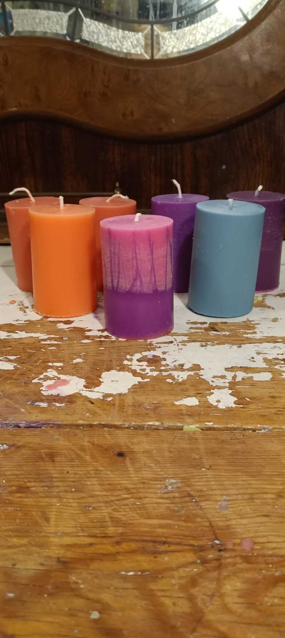 Small piller candles