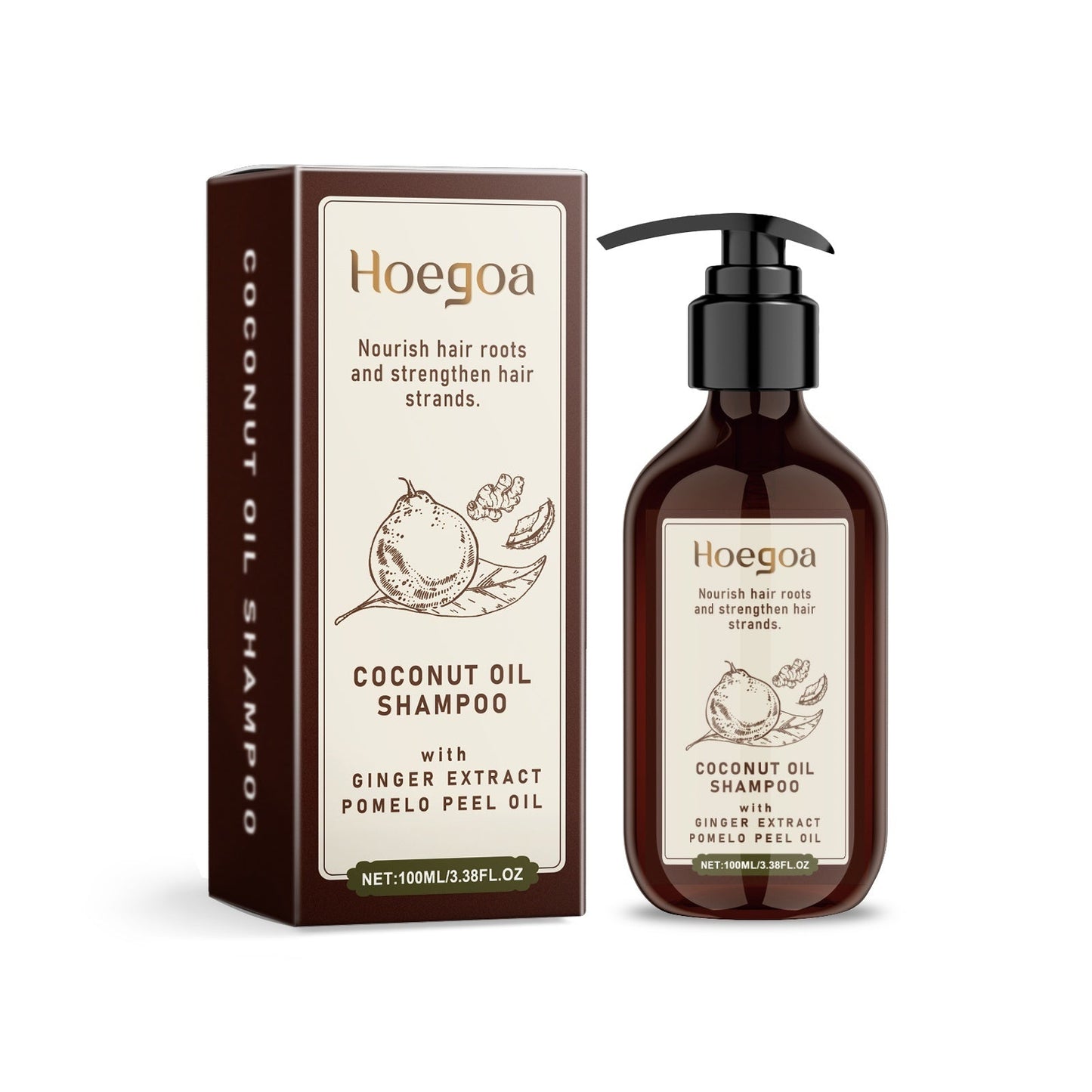 Hoegoa Coconut Oil Shampoo – Nourish from Root to Tip