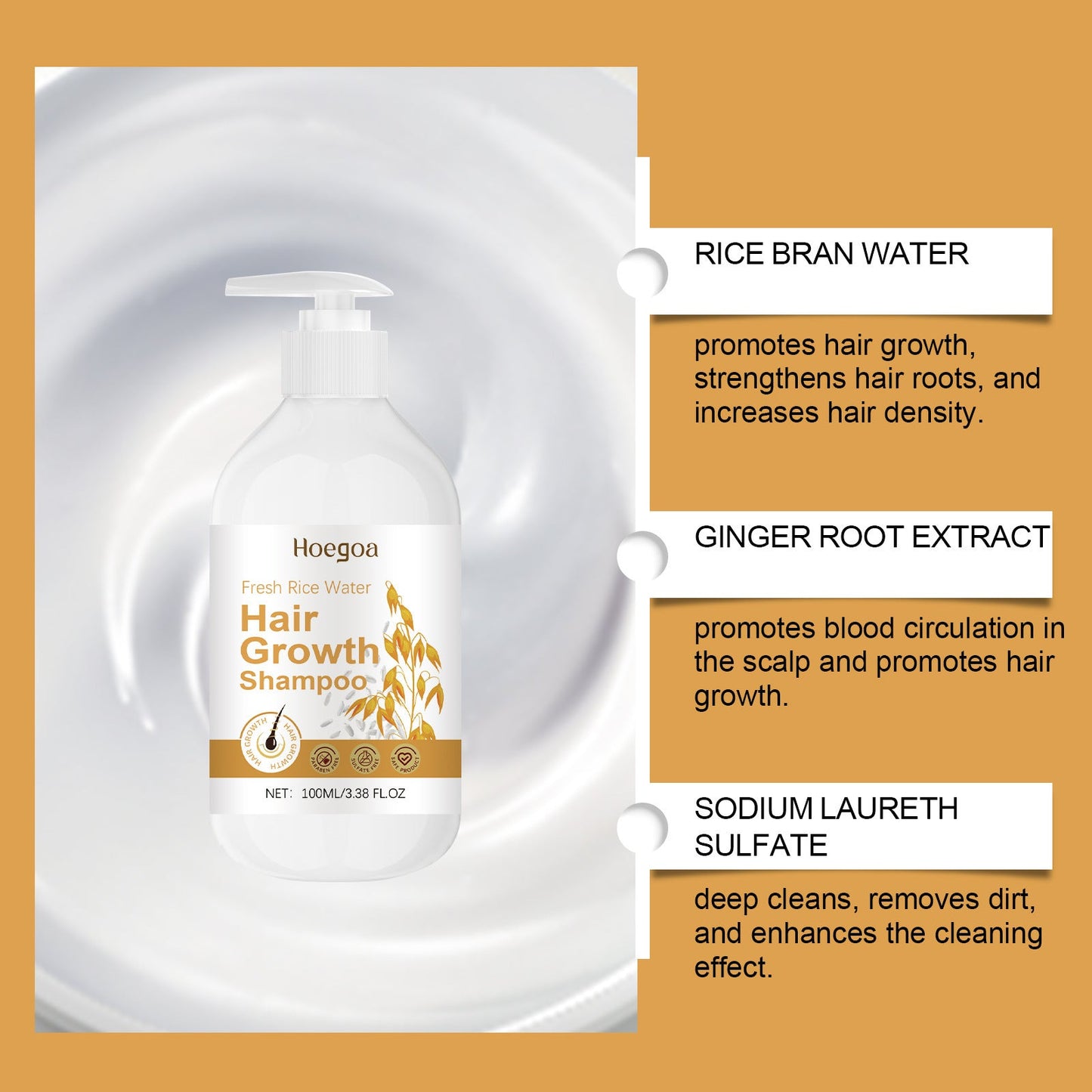 HairGrow™ Rice Water Shampoo