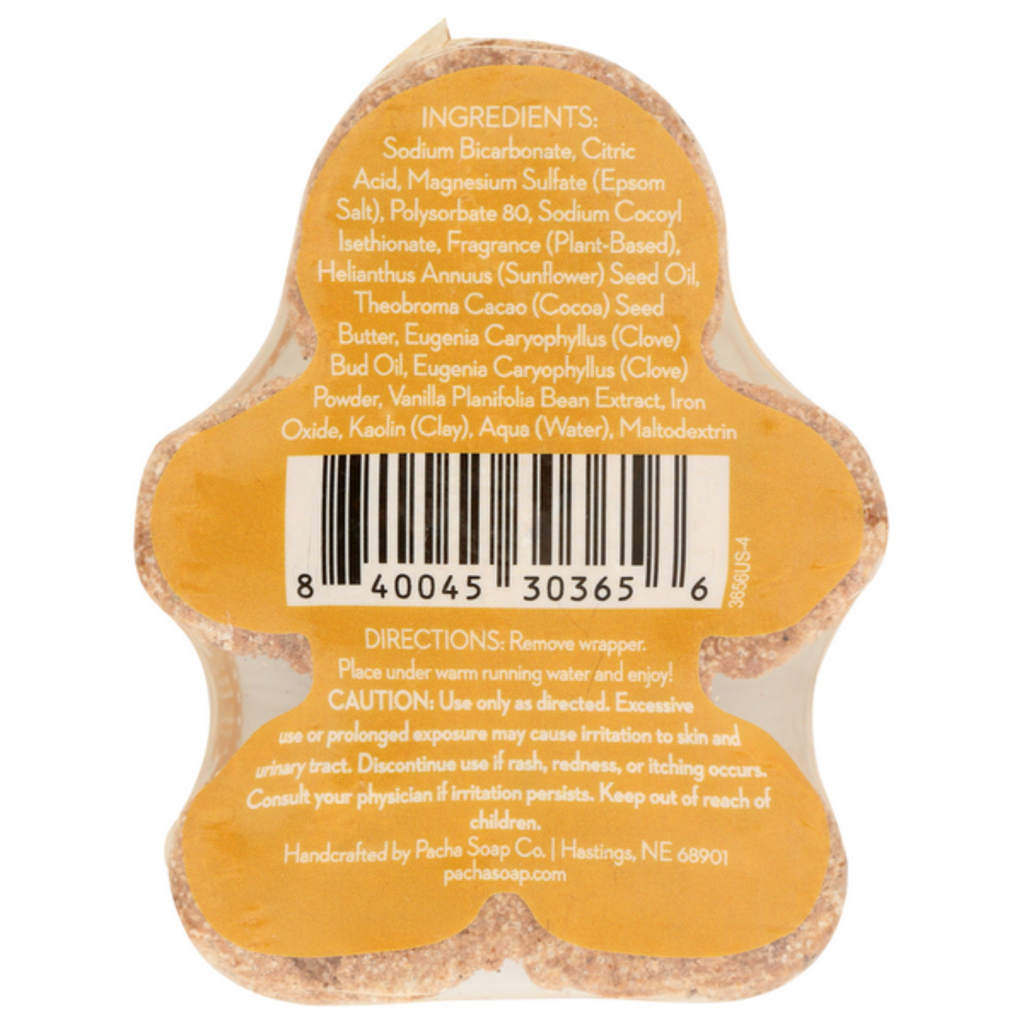 PACHA Soap Co. Froth Bomb, Sugar & Spice