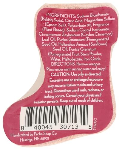 PACHA Soap Co. Froth Bomb, Spiced Pomegranate