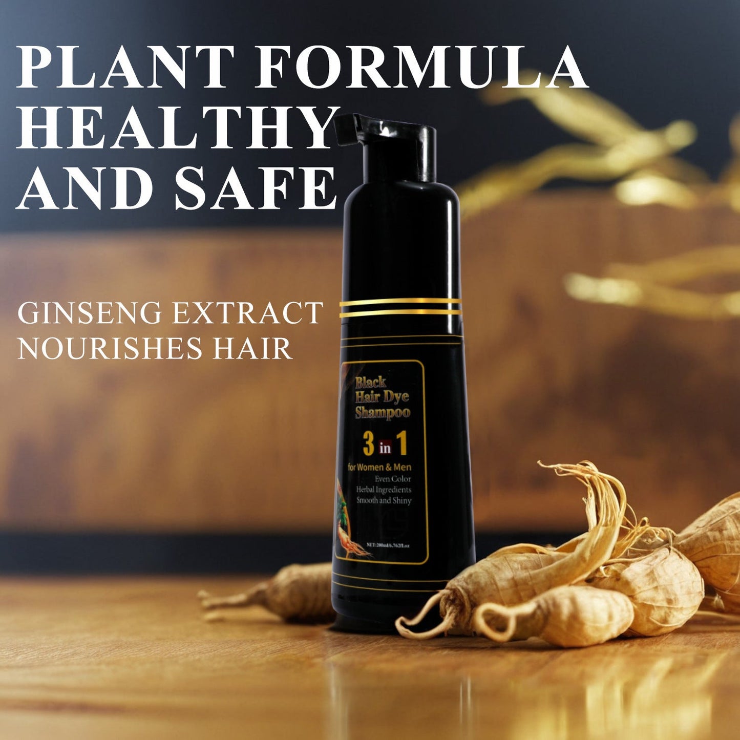 Black Ran Hair Shampoo 3-in-1 – Cleanses, Nourishes & Refreshes Color