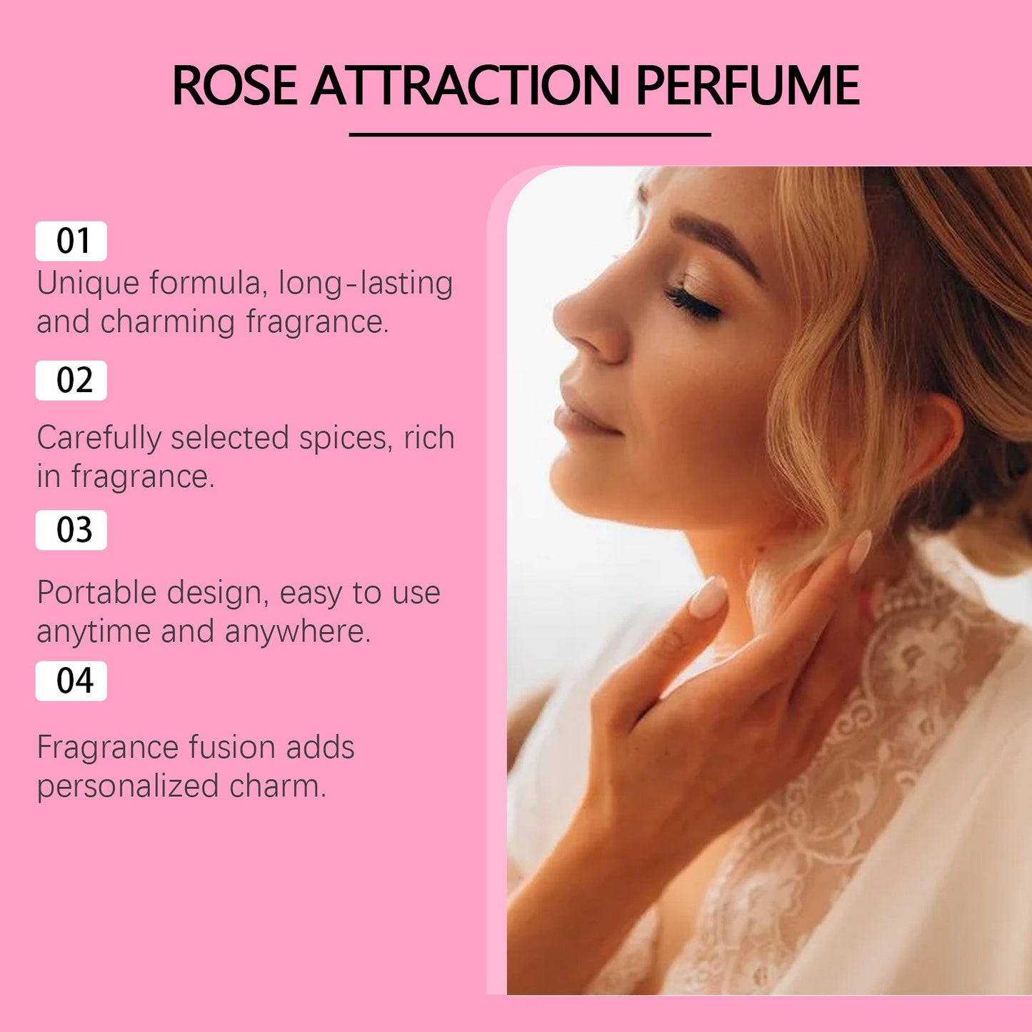 Roxelis™ Rose Perfume – Attraction Pink