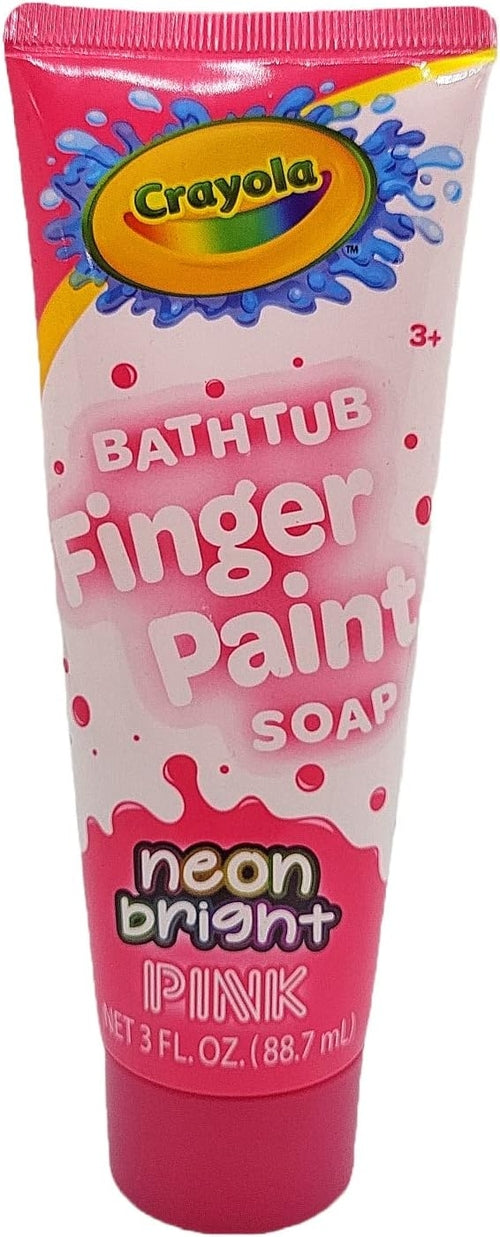 CRAYOLA Neon Bright Bathtub Finger Paint Soap