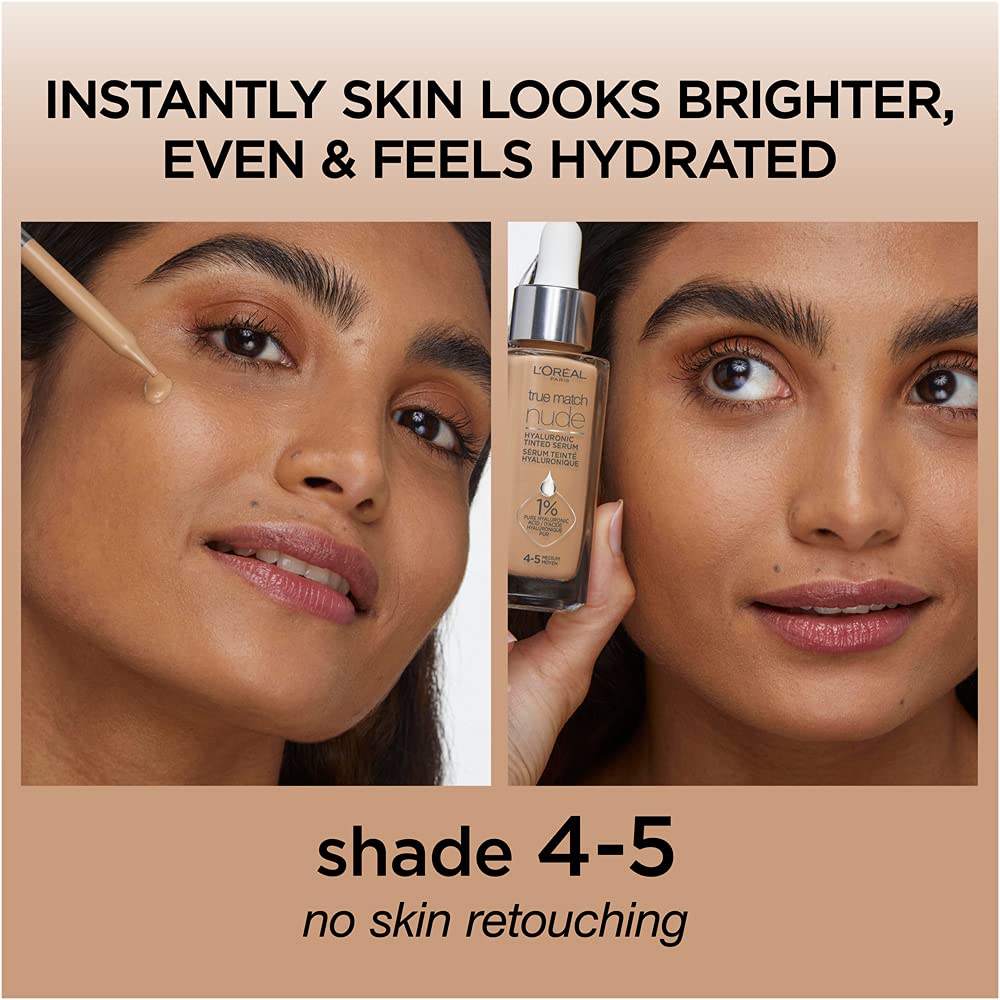 L'OREAL True Match Nude Hyaluronic Tinted Serum Foundation