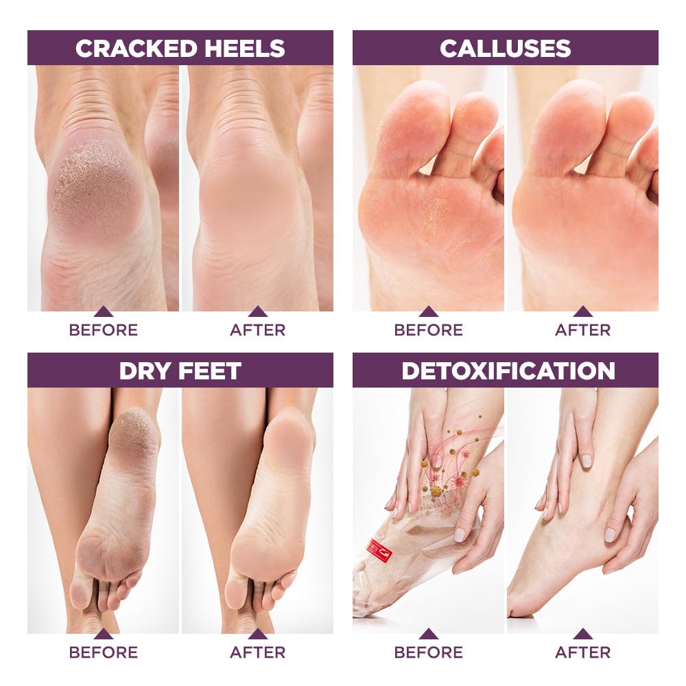 Lavender Bath Salt Exfoliator Foot Mask