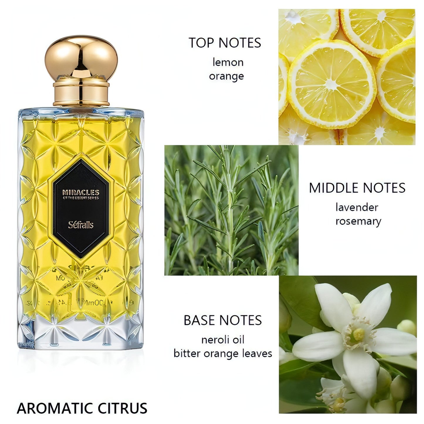 Sefralls Azure Miracle Perfume Cologne Fragrance Versatile And Long