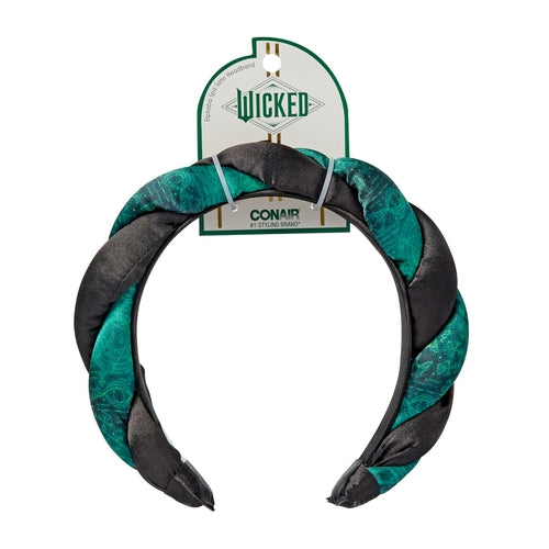 WICKED By Conair Elphaba Satin Twisted Spa Headband