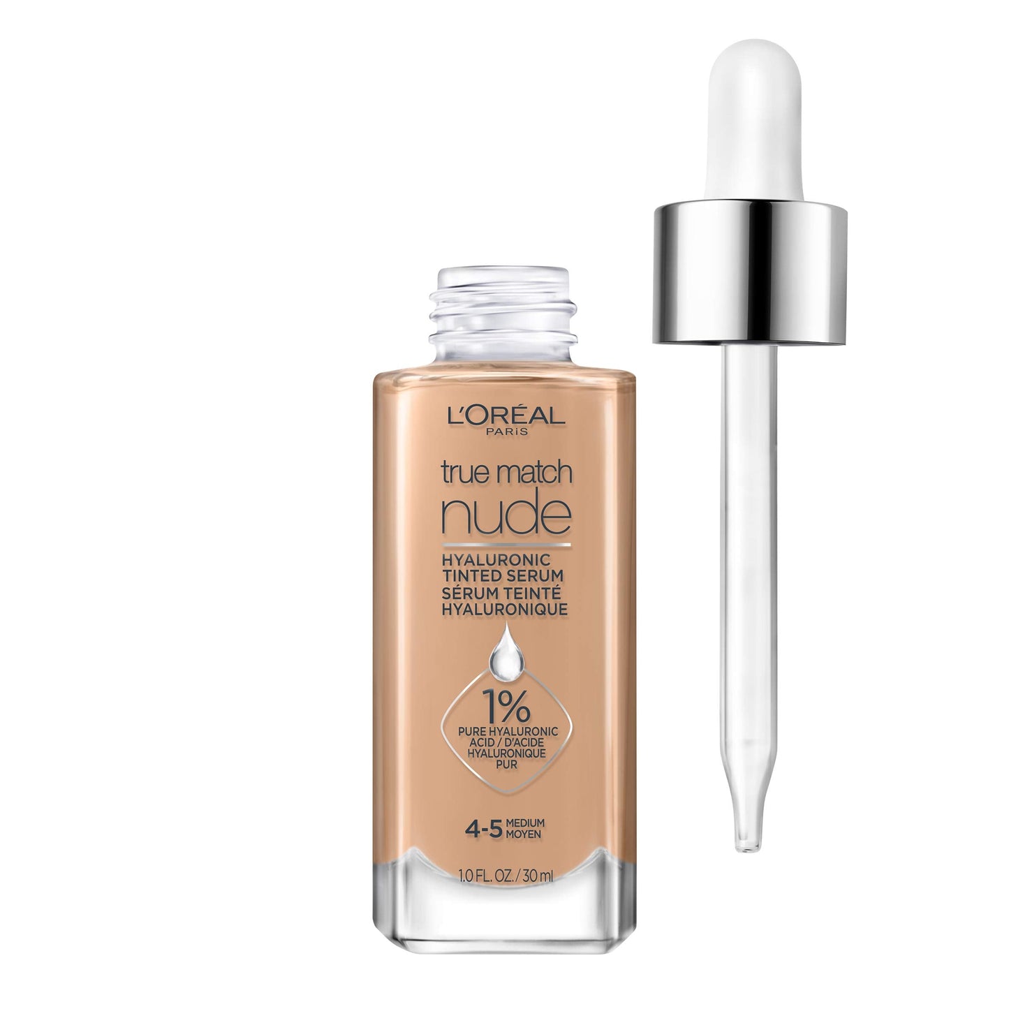 L'OREAL True Match Nude Hyaluronic Tinted Serum Foundation