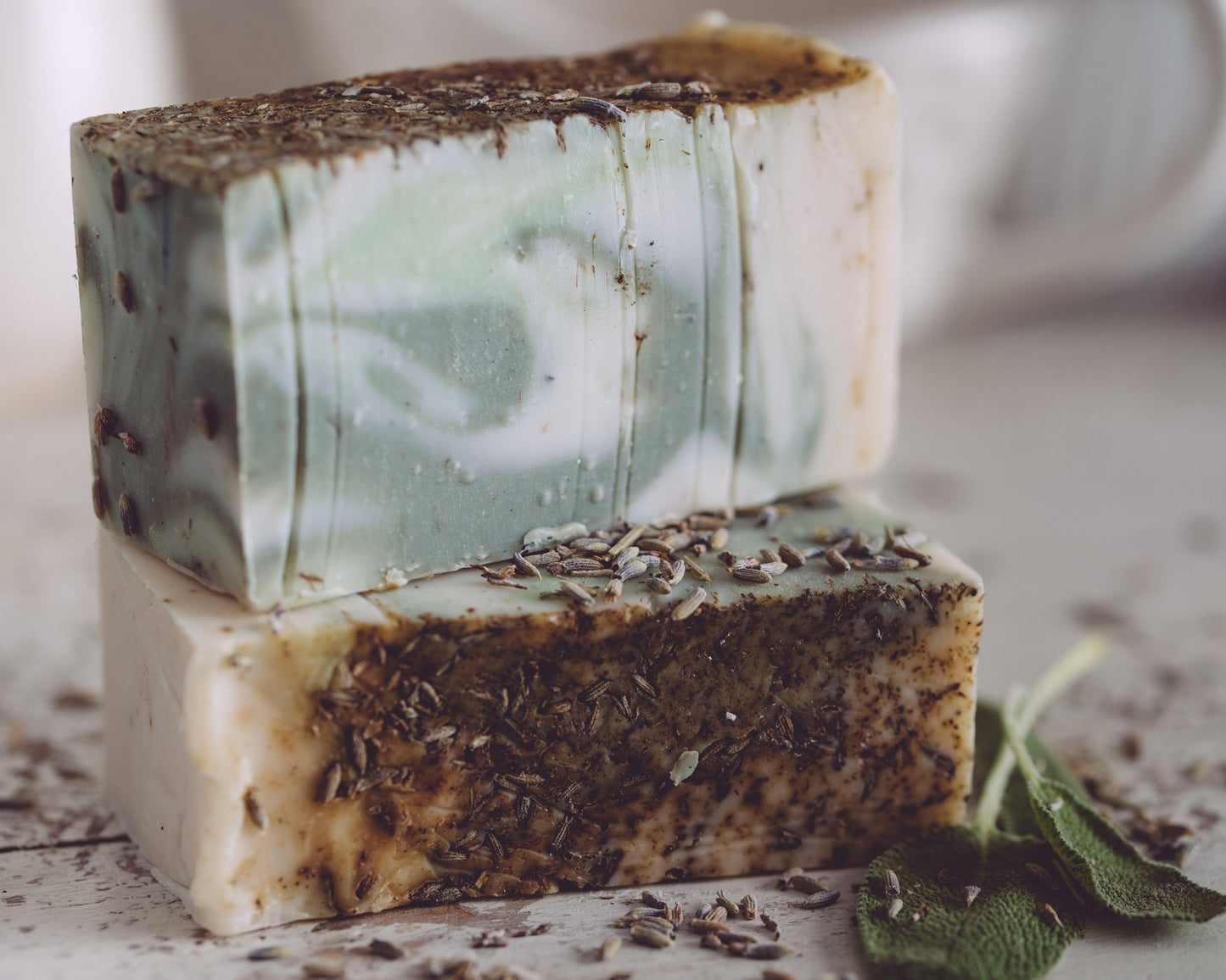Lavender Sage Organic Handmade Soap – Calming, Herbal & Grounded |