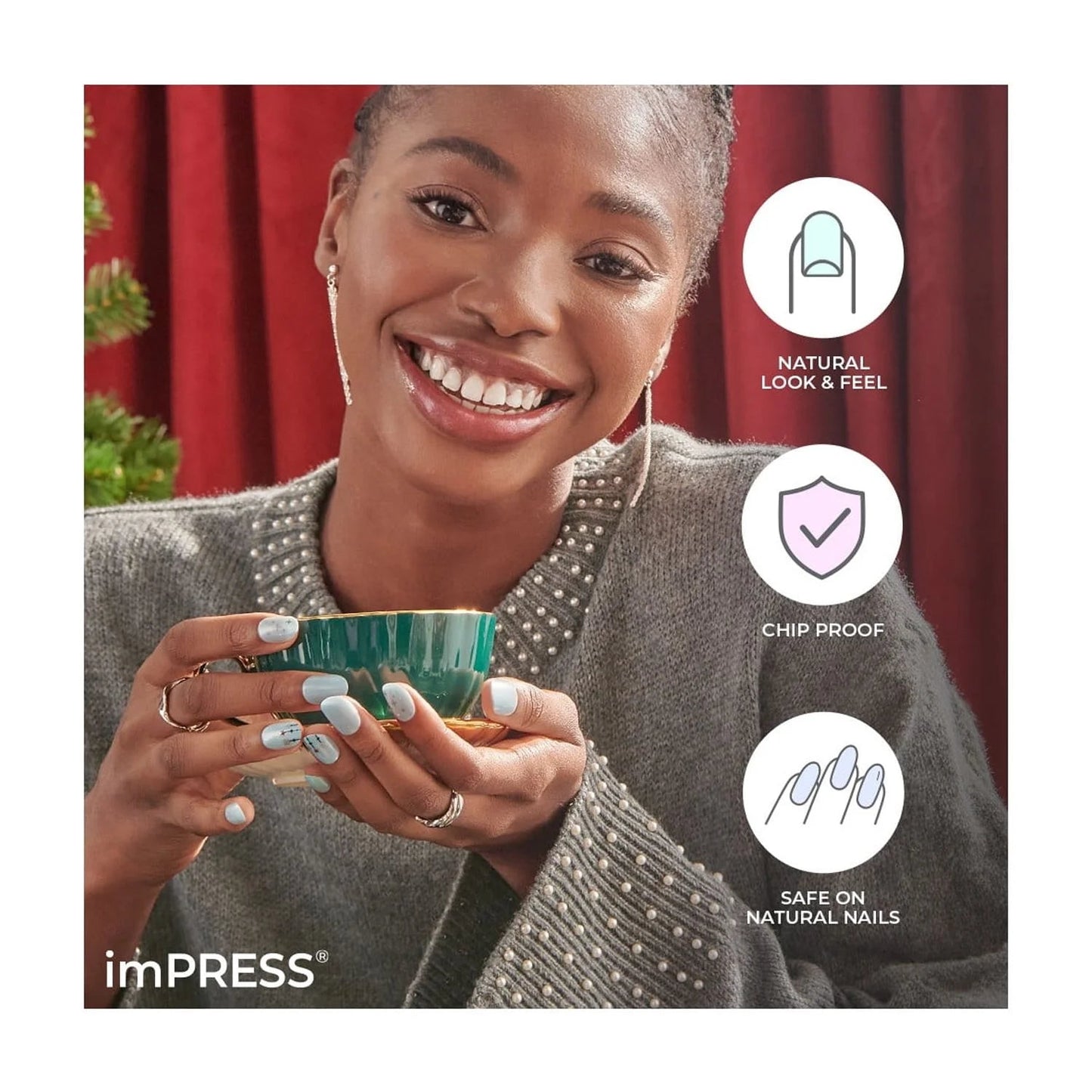 KISS imPRESS The No Glue Press-on Manicure