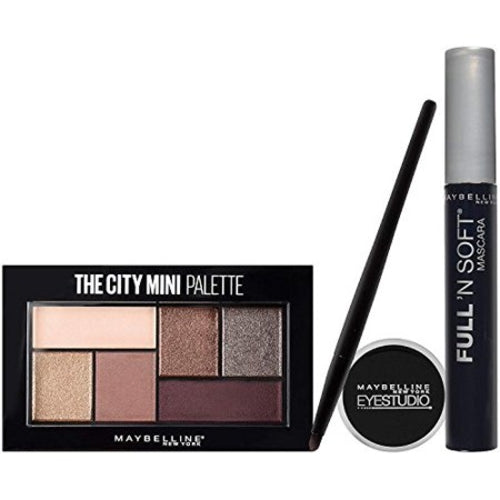 Maybelline New York NY Minute Makeup Kit Eyeshadow Mascara  City Cat