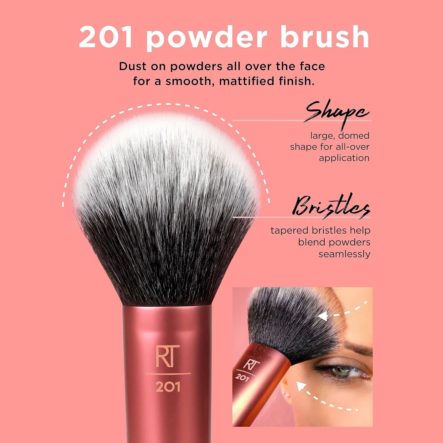 REAL TECHNIQUES Powder Brush & Bronzer Brush