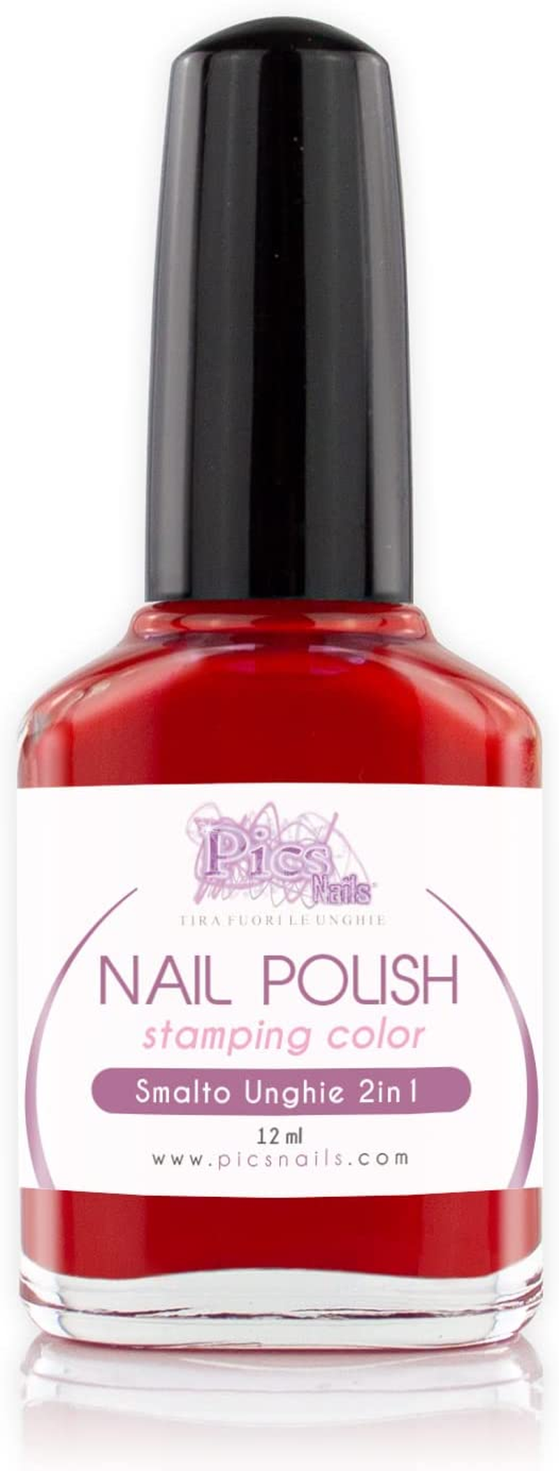 Smalto Rosso per Unghie 2in1 Professionale 12 ml