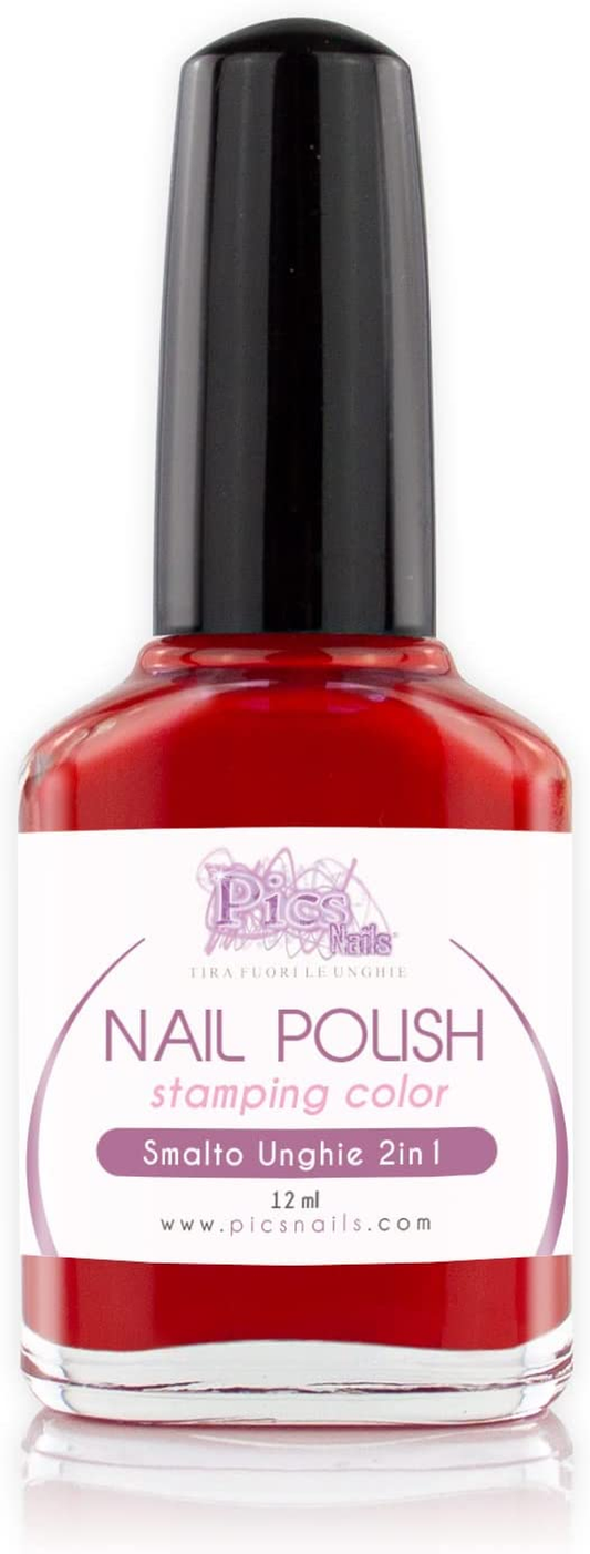 Smalto Rosso per Unghie 2in1 Professionale 12 ml