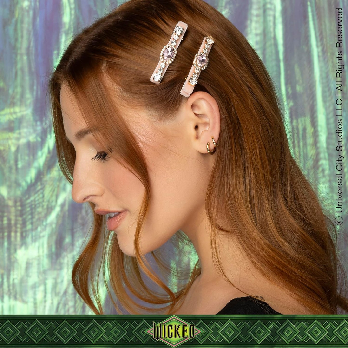 WICKED By Conair Glinda Rhinestone Salon Clips