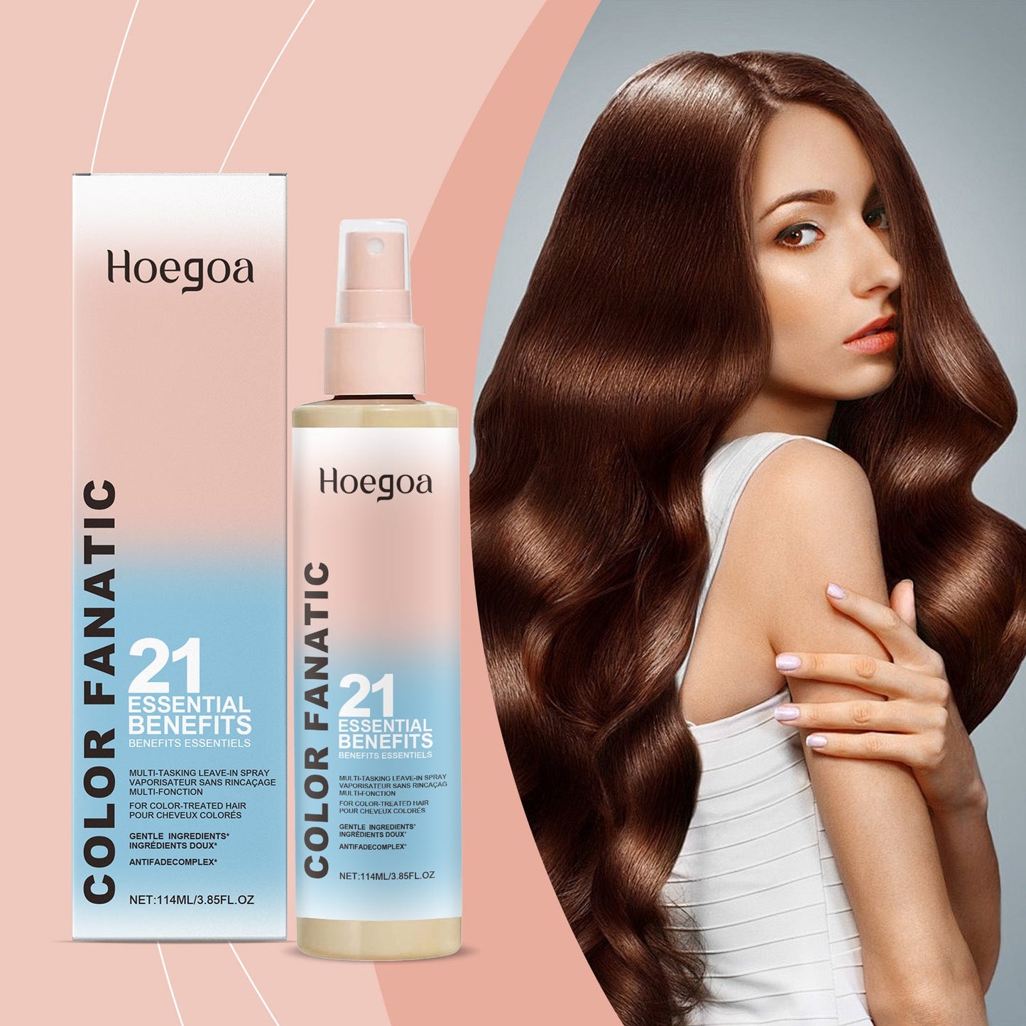 Hoegoa™ COLOR FANATIC 21-in-1 Spray – Color Protection & Smooth Shine