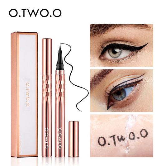 O.TWO.O Eyeliner Pencil Liquid Eye Liner Waterproof Smudge Proof Quick