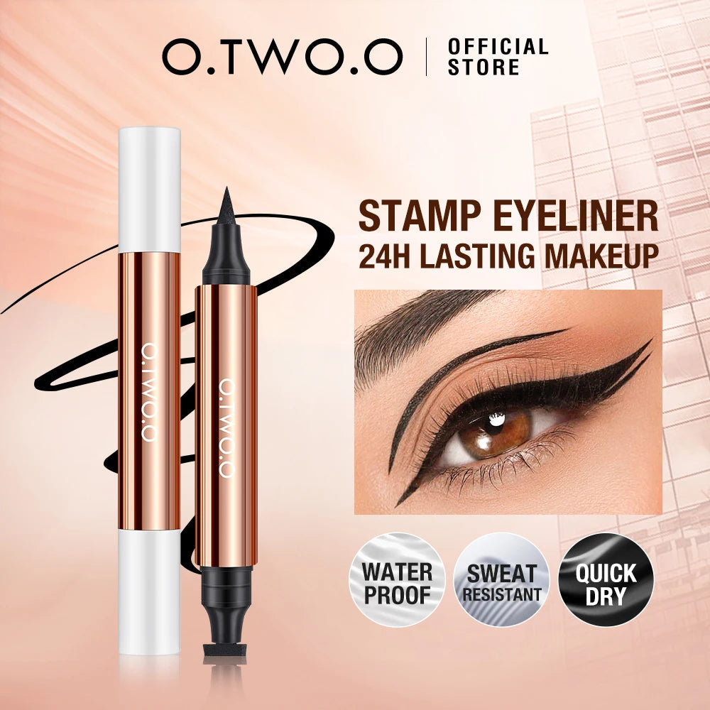 O.TWO.O Eyeliner Pencil Liquid Eye Liner Waterproof Smudge Proof Quick