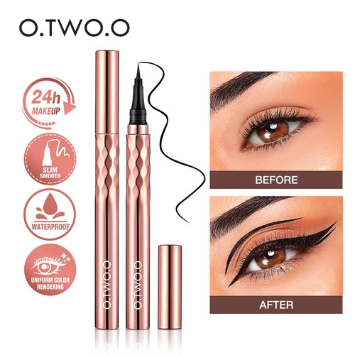 O.TWO.O Eyeliner Pencil Liquid Eye Liner Waterproof Smudge Proof Quick
