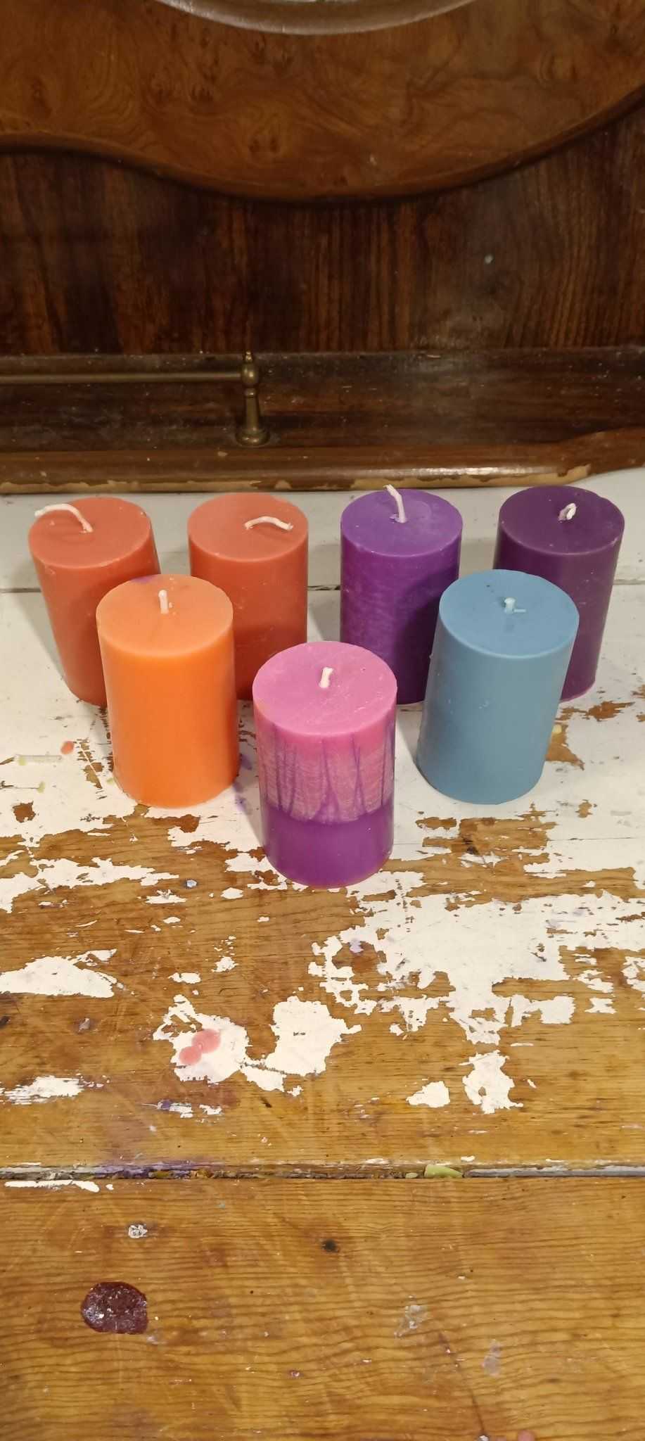 Small piller candles