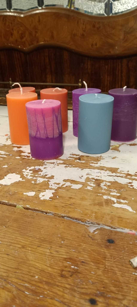 Small piller candles