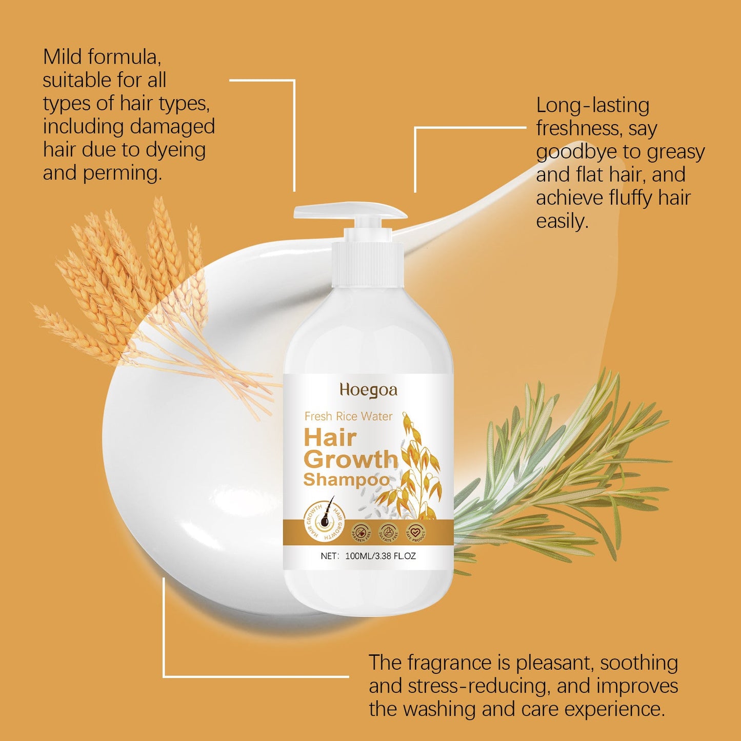 HairGrow™ Rice Water Shampoo