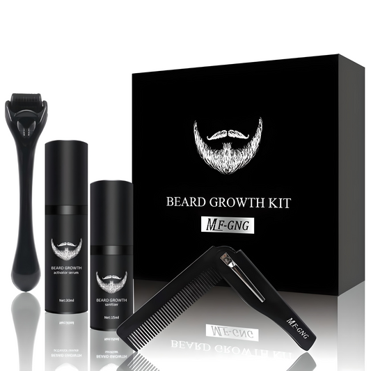 MF-G&NG™ – Beard Growth Kit with Roller & Activating Serum