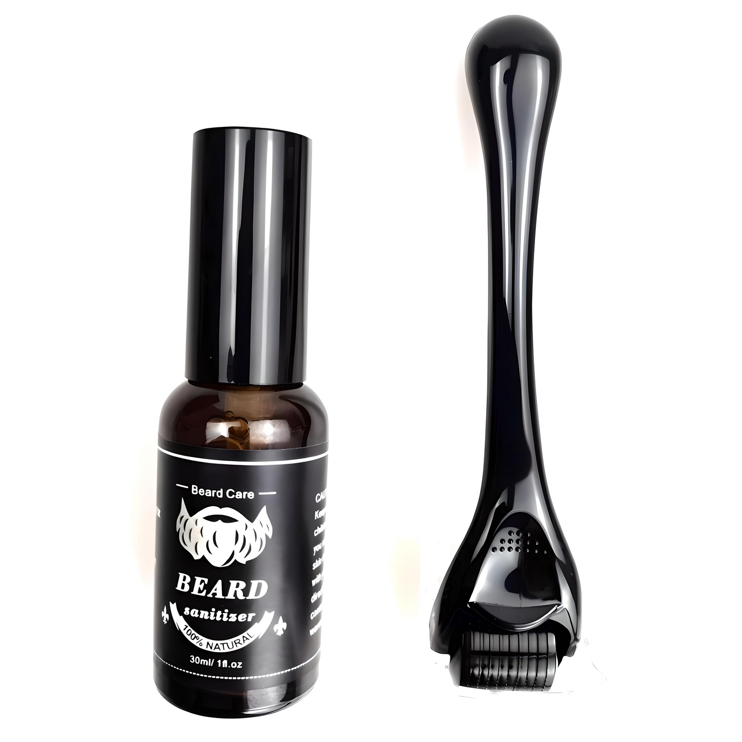 VOLTEN™ – Beard Grooming Kit with Derma Roller & Disinfectant
