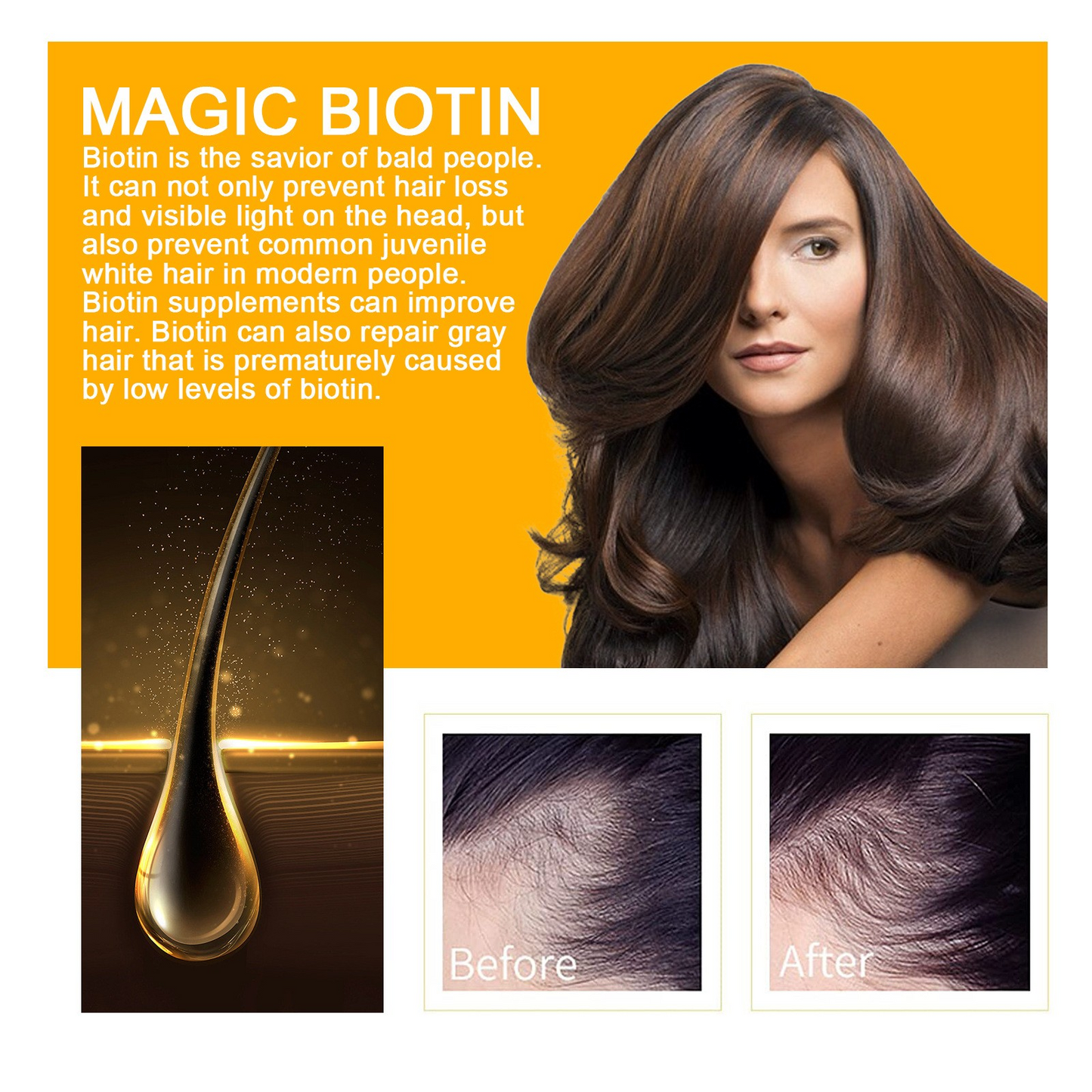 ELLHOE™ Biotin Hair Growth Spray – Strength Starts at the Root