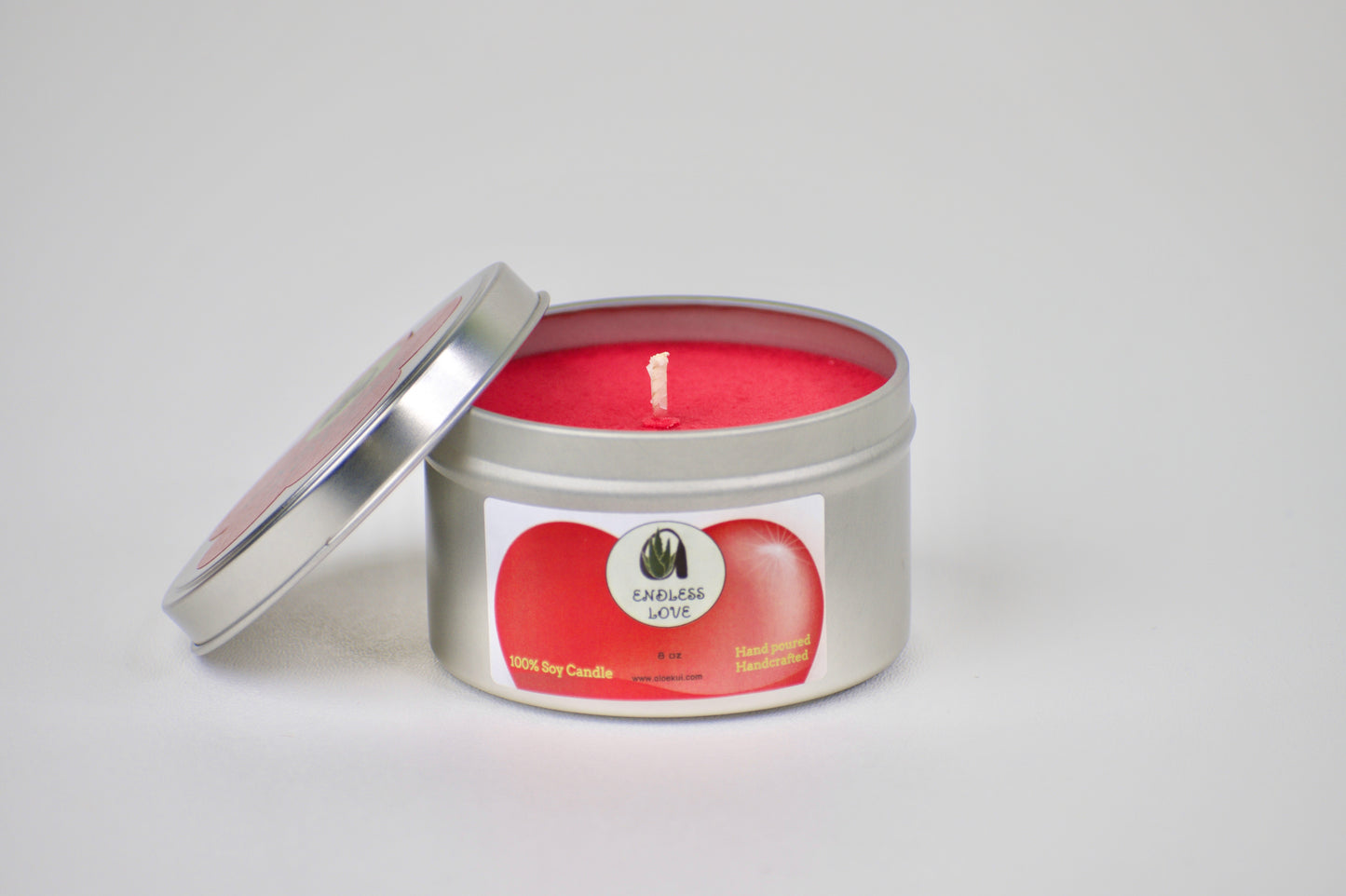 Aloekui 100% Soy Candle "Endless Love"
