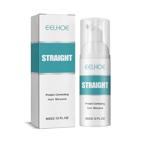 ELLHOE™ Hair Straightening Mousse – Smooth Repair Without Heat