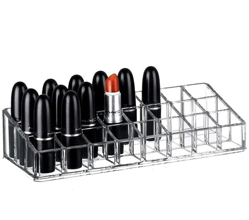 Acrylic Lipstick Organizer 24 Compartment