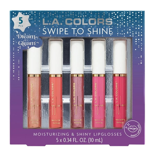 L.A COLORS Dream To Gleam Shiny Lip glosses (Value Pack)