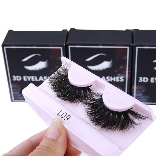 30 Pairs Wholesale 25mm Mink Eyelashes Cruelty Free Dramatic False